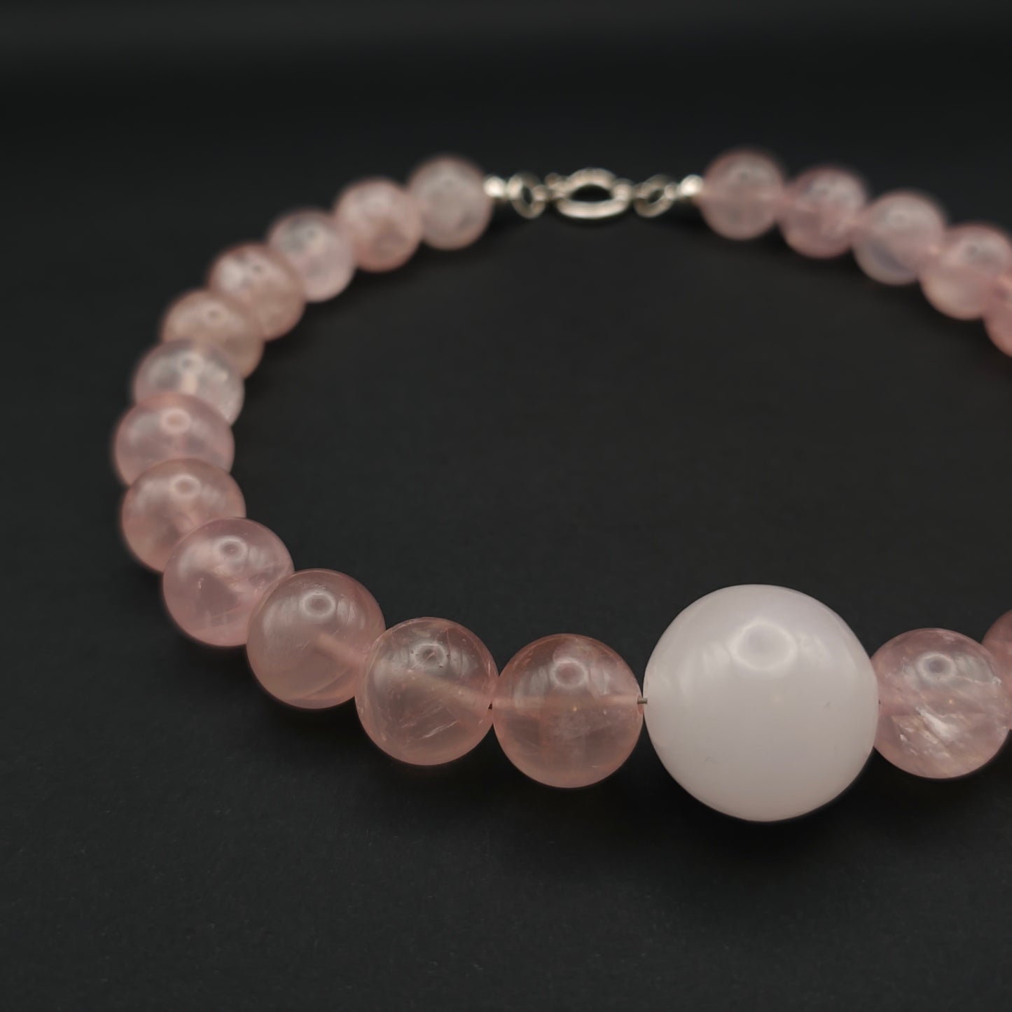 Huruma: Pink Mangano, Rose Quartz 16mm