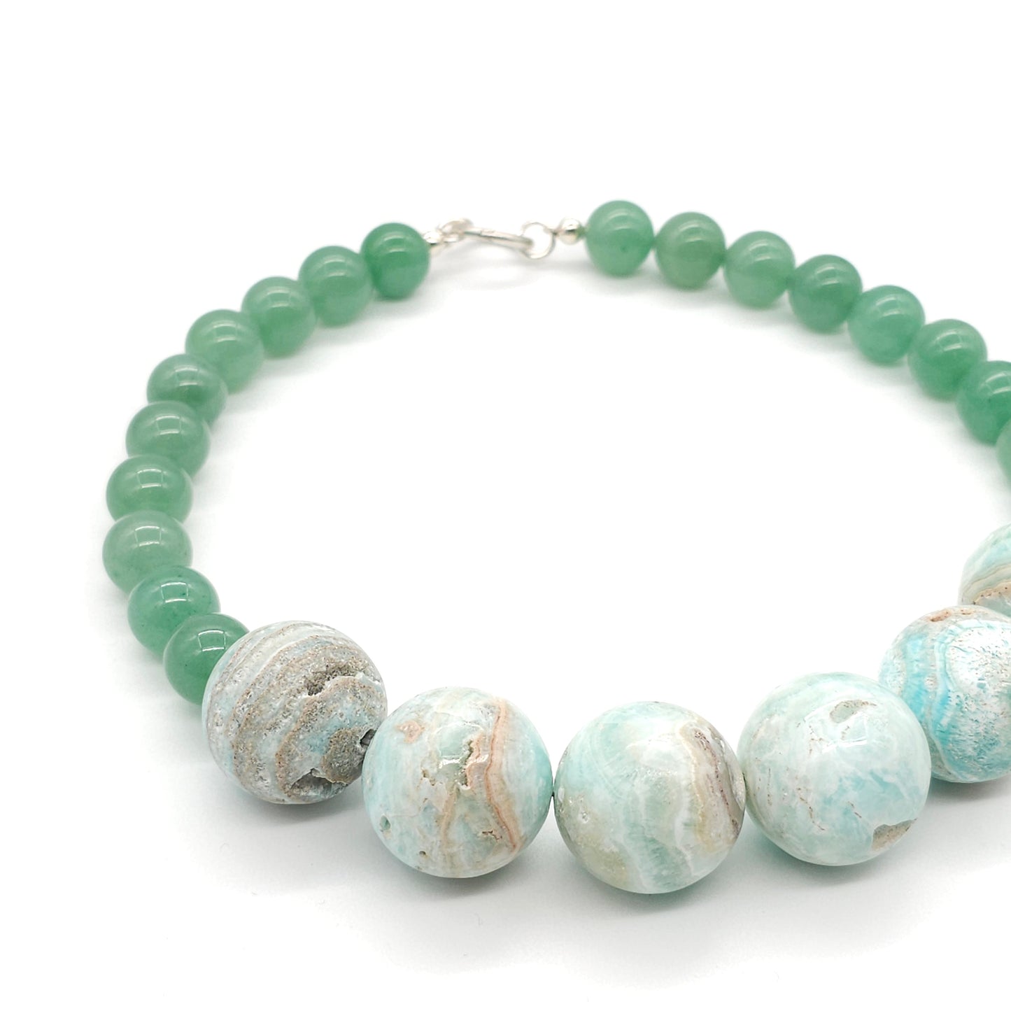 Masika: Aventurin, blue Aragonit
