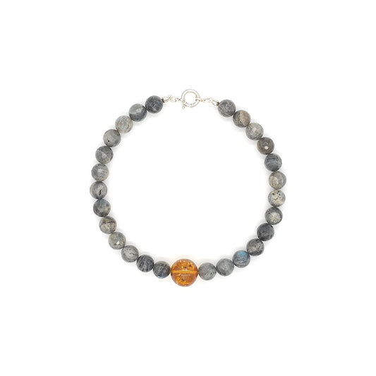 Hisia: Labradorite, Amber