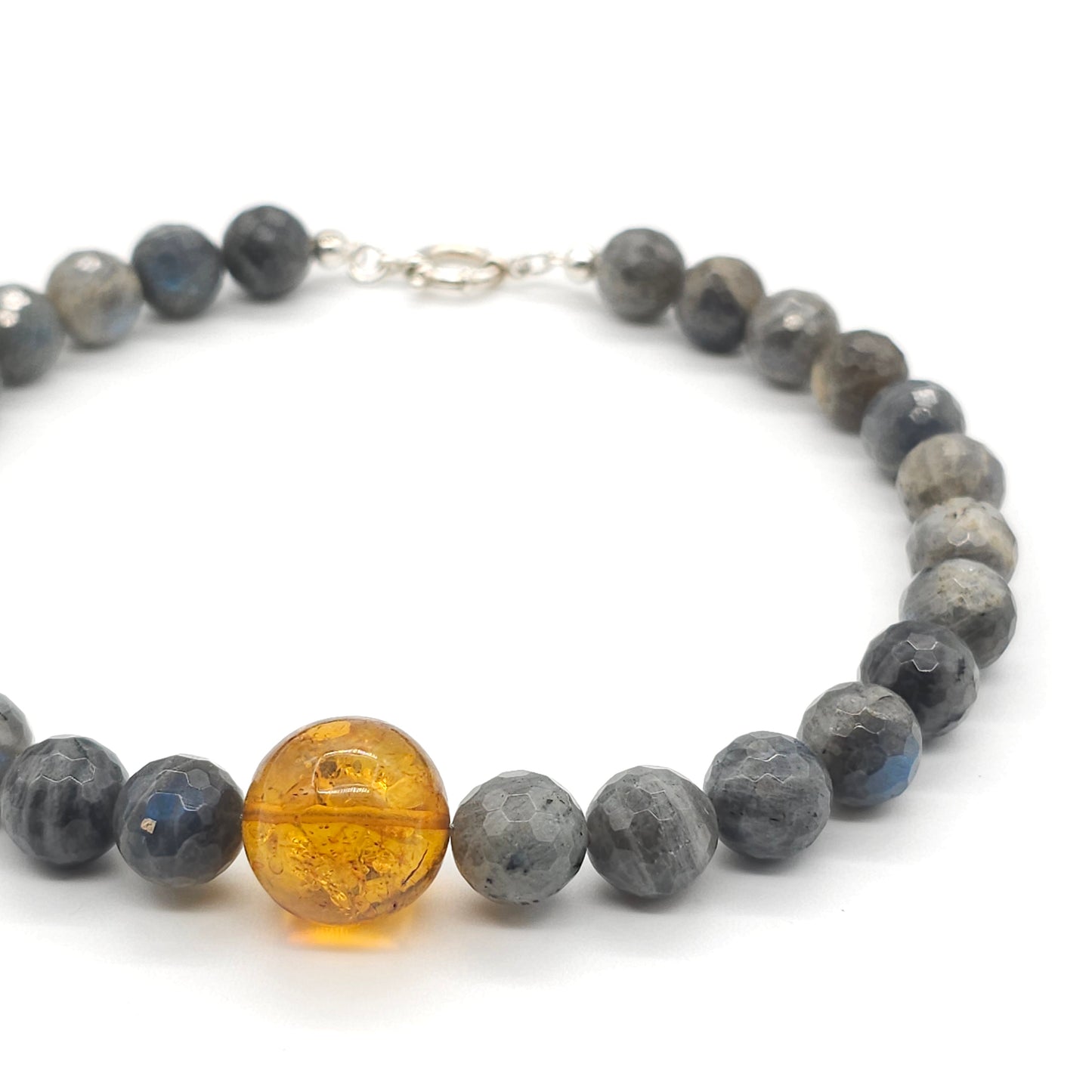 Hisia: Labradorite, Amber