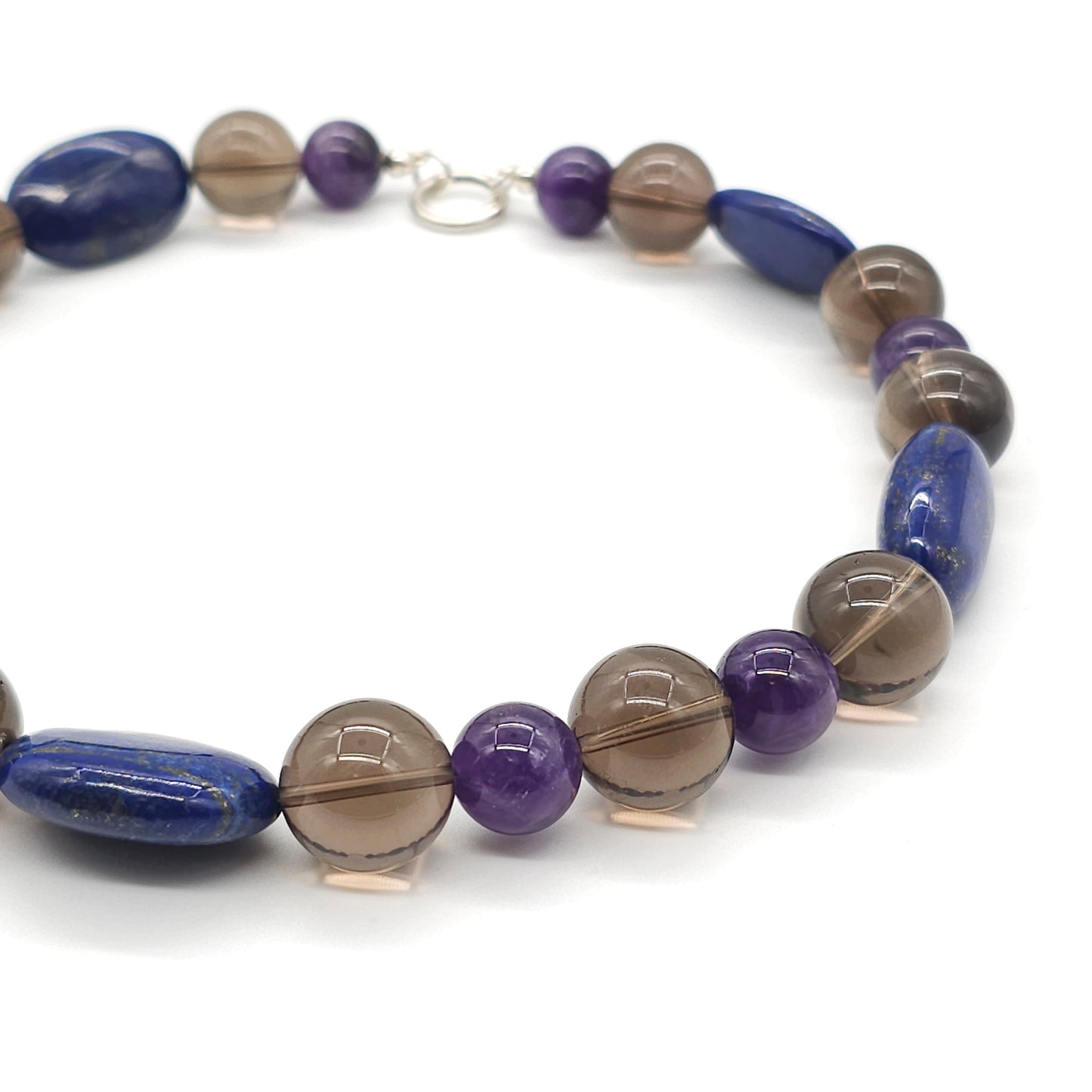 Nuru na Bluu: Amethyst, Crystal Quartz, Lapis