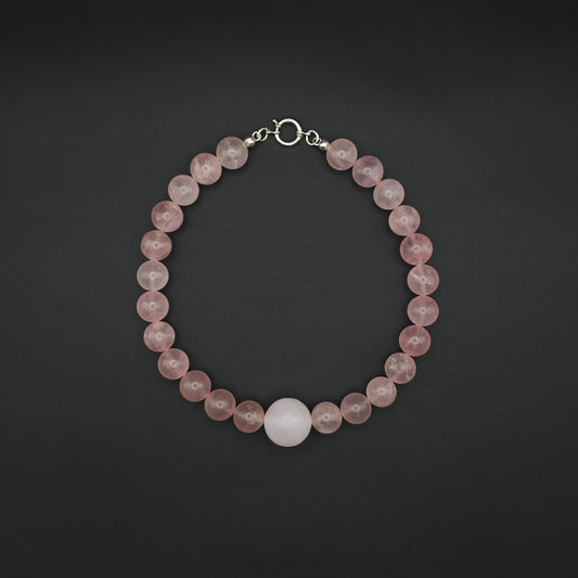 Huruma: Pink Mangano, Rose Quartz 16mm