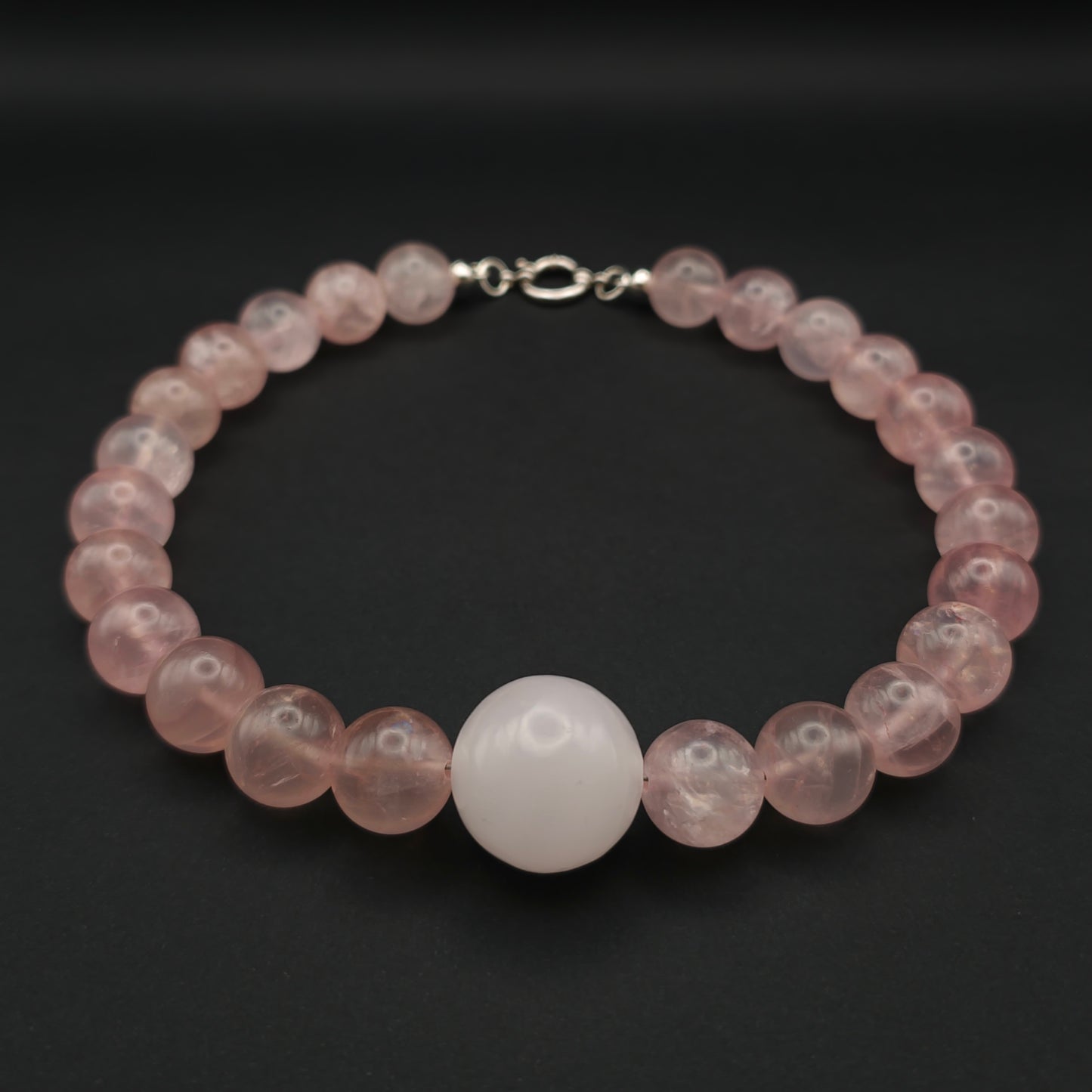 Huruma: Pink Mangano, Rose Quartz 16mm