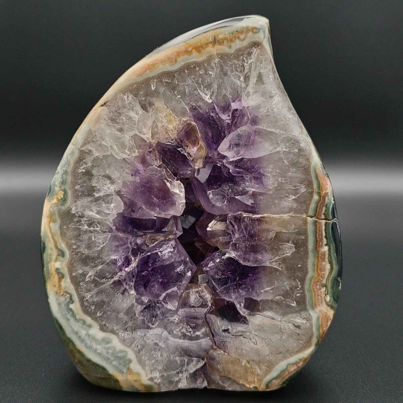 Amethyst-Achat Druse Nr.1