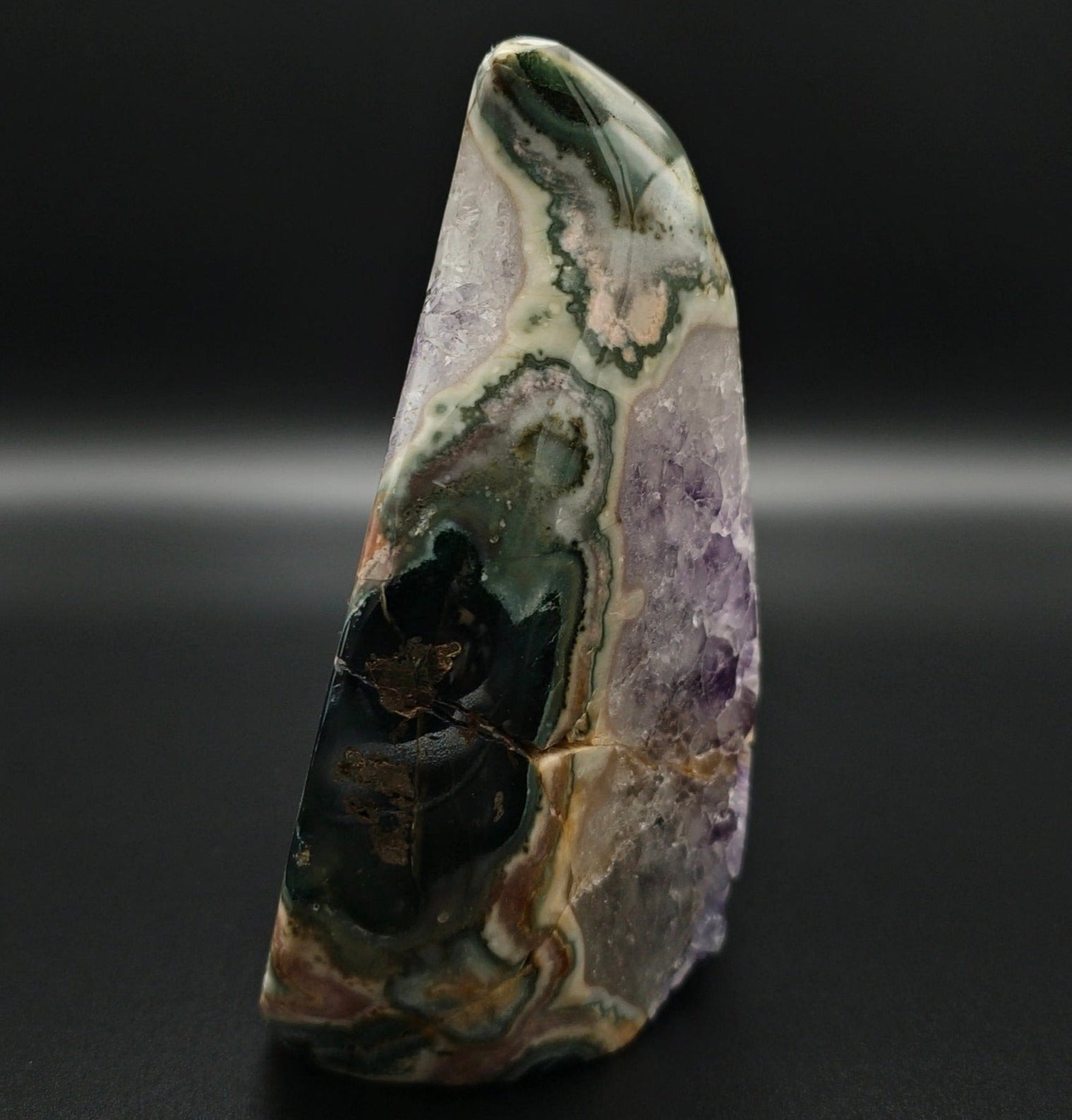 Amethyst-Achat Druse Nr.1