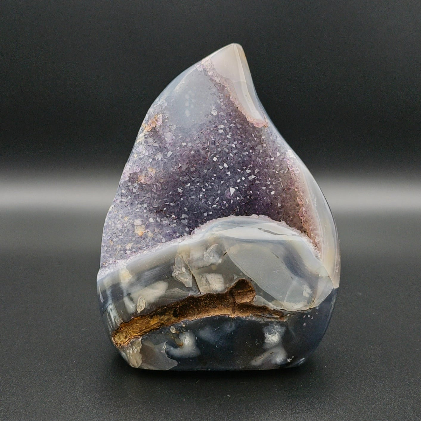 Amethyst-Achat Druse Nr.2